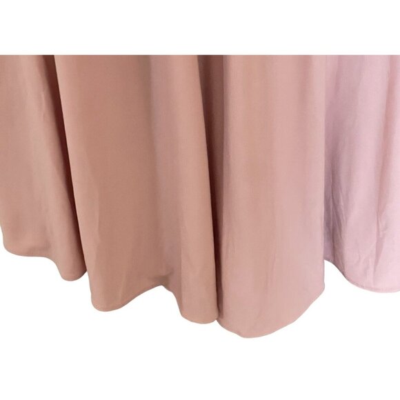 Mac Duggal Dress Gown Size 6 Pink Beaded Drop Shoulder Rhinestones 68163 $398 - Picture 15 of 16